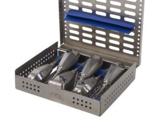 Set de elevadores gingivales 1-6 mm caja autoclave