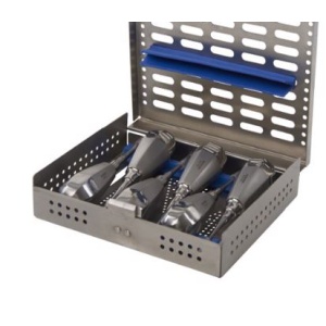 Set de elevadores gingivales 1-6 mm caja autoclave