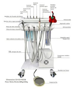 Unidad dental veterinaria