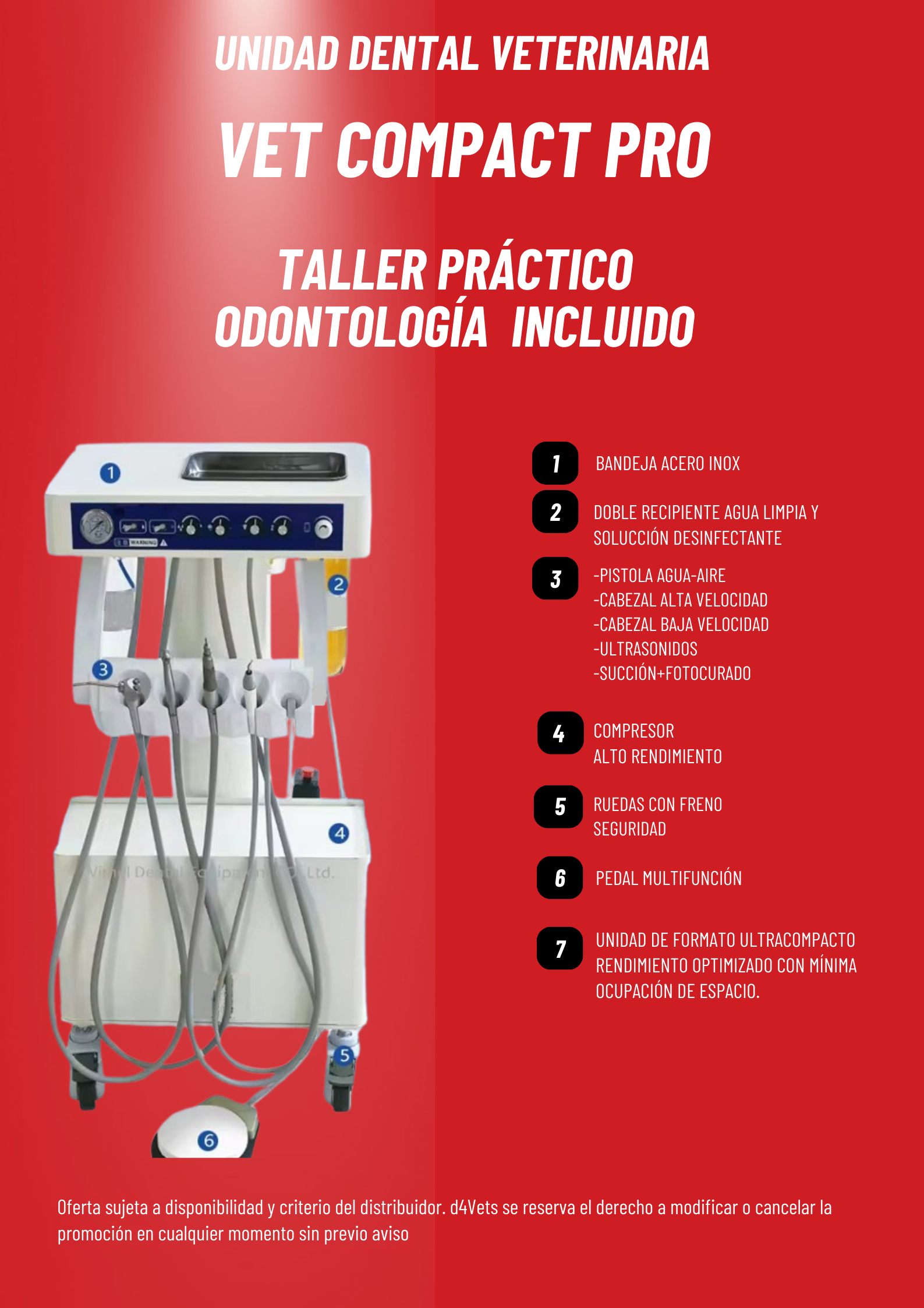UNIDAD DENTAL VETERINARIA VET COMPACT PRO - Imagen 3